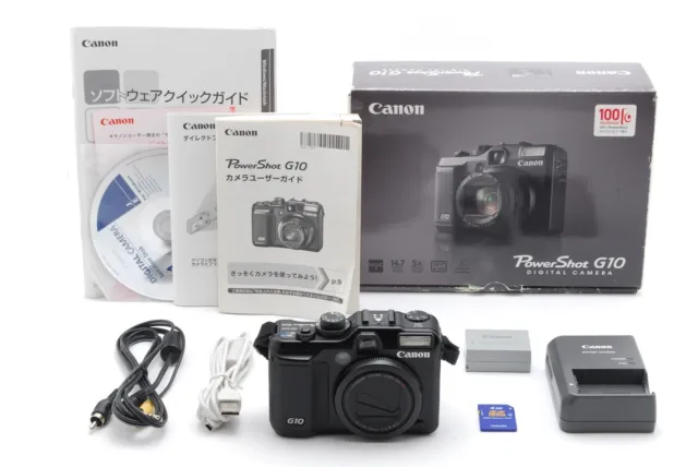 [NEAR MINT w/Box] Canon PowerShot G10 14.7MP Compact Digital Camera From JAPAN
