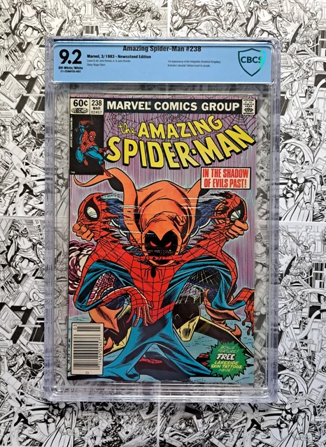 🔥AMAZING SPIDER-MAN #238 CBCS 9.2 NEWSSTAND w/ TATTOOZ 1ST APP. HOBGOBLIN KEY🔥