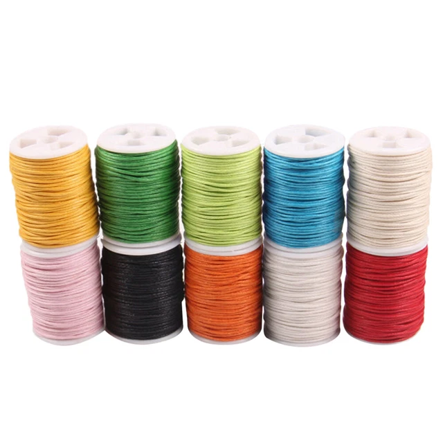 10 piezas hilo de coser de cuero hilo de perlas de joyería hilo de cera de cuero