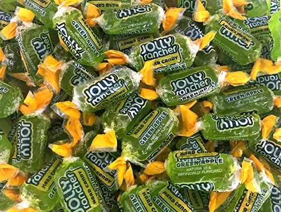 Jolly Ranchers Green Apple candy 1/2 POUND LB  8 OZ bulk hard Candy EXP 12/24