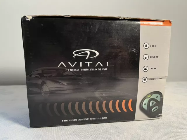 Avital 1-Way Remote Start Keyless Entry 1500 Ft Model 1403 **NEW** 2 Keys