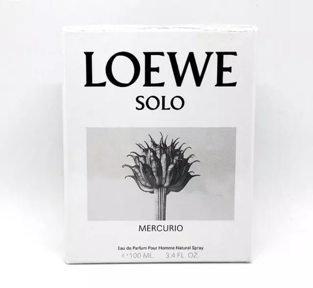 Loewe SOLO MERCURIO 100 ml. eau de Parfum pour Homme spray 3.4 Fl. Oz.