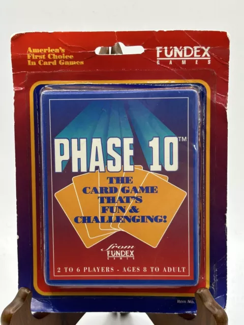 PHASE 10 CARD Game A Rummy Card Game with a Twist Fundex Games Challenging  New $20.26 - PicClick AU