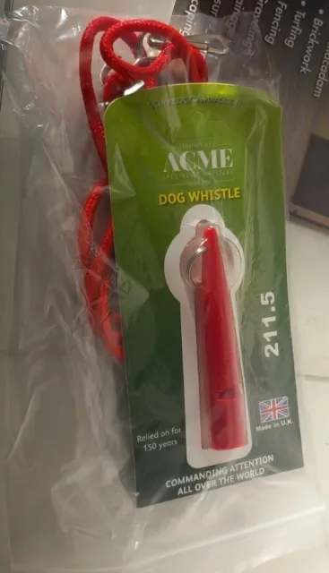 Acme - Paquete de 2 Silbato de Perro 211.5 - Color Rojo - Precio Más Bajo en Ebay