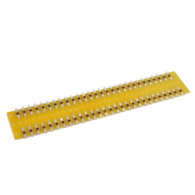 1pc Tag Strip Turret Terminal Board 300*56*1.5mm Coper Tube Amplifier DIY Parts