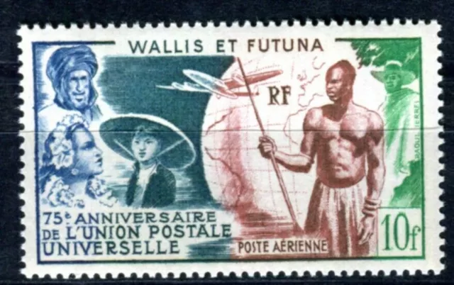 WALLIS et FUTUNA 1949 Yvert PA 11 ** POSTFRISCH UPU 75 JAHRESTAG (F4183