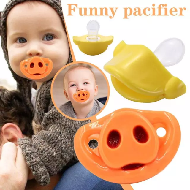 Funny Big Mouth Dummy Nipple Teat Baby Pacifier Soother Teether Toy^