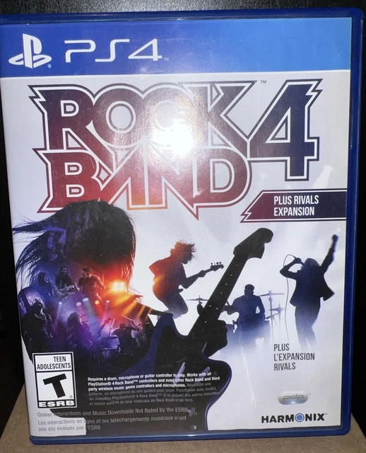 Bundle Rock Band 4 Per PS4/PS5: Chitarra Fender, Batteria, Microfono E Gioco, Testato