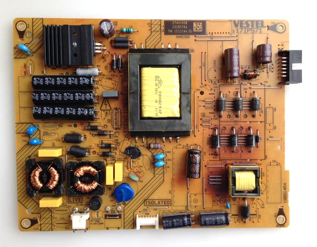 Carte Alimentation Pour TV Listo 32HD-843 - Référence 23644792 / 17IPS63