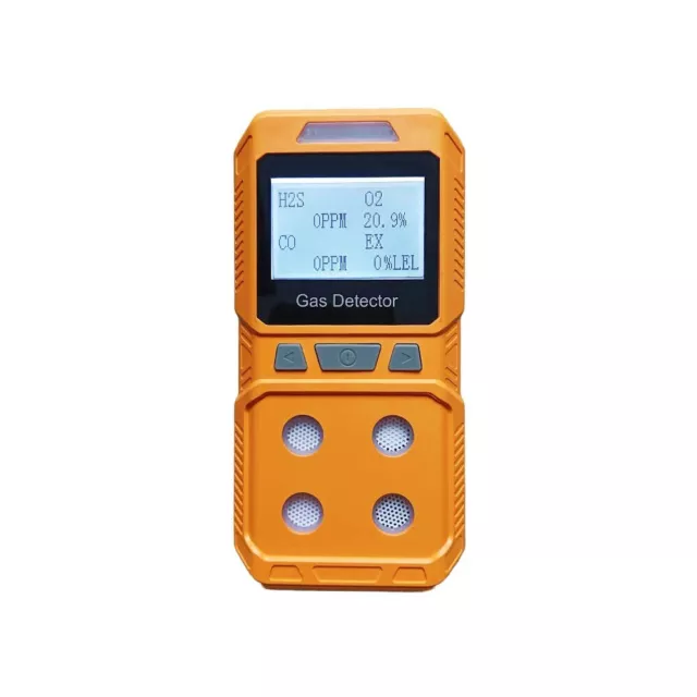 Portable Gas Detector Gas 4 in 1 Gas Monitor Meter Tester Analyzer Rechargeable