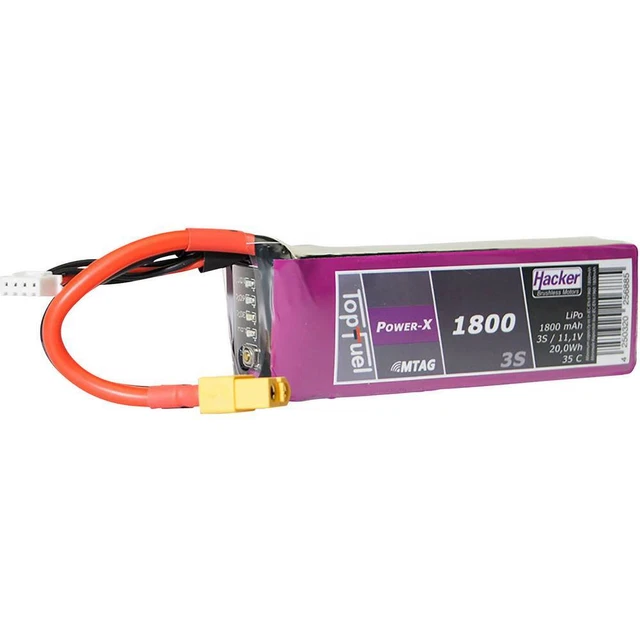 Hacker Pack de batterie (LiPo) 11.1 V 1800 mAh Nombre de cellules: 3 35 C