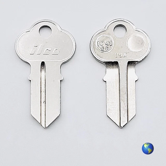 1041GR Key Blanks for Various Products by Chicago and Polaris (2 Keys)