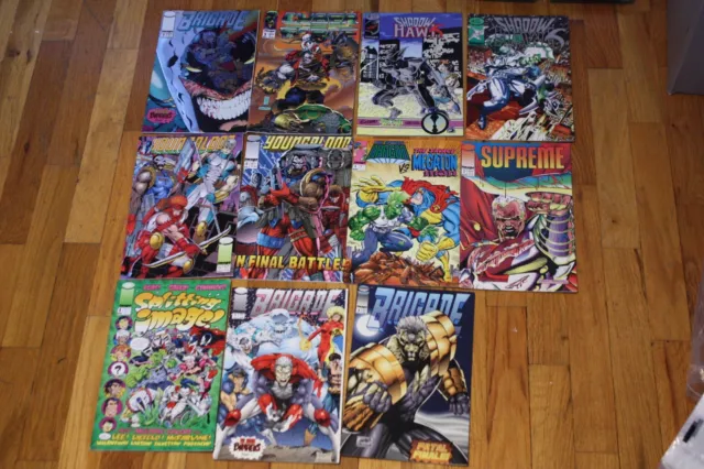 Lot of IMAGE COMICS Youngblood, Brigade, Supreme, ShadowHawk Cyber Force