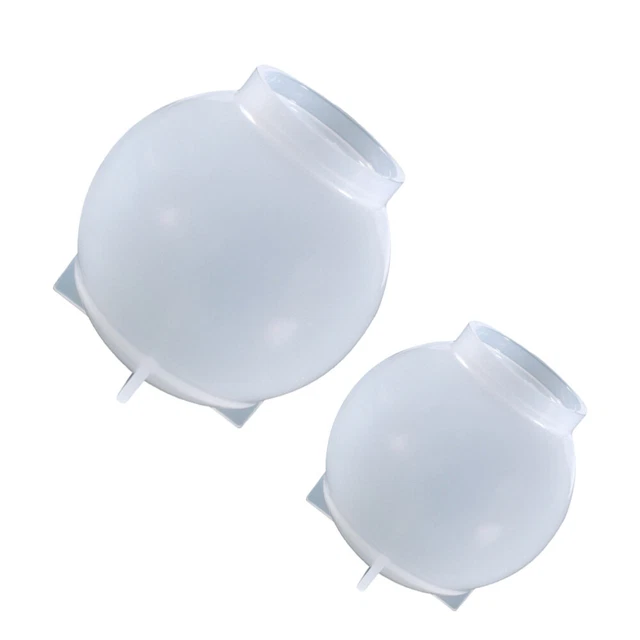 2 Pcs Round Casting Silicone Craft Making Sphere Epoxy Casting Sphere Resin