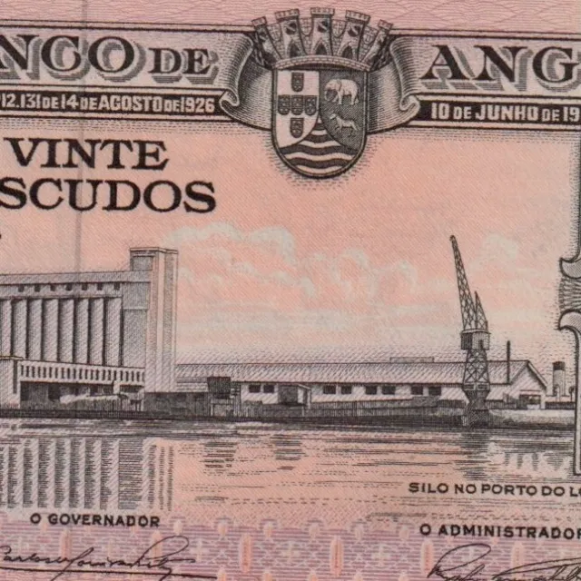 🇦🇴 Portuguese Angola 20 Escudos 1962 P 92a Sign 1 Gem Unc PMG 65 EPQ
