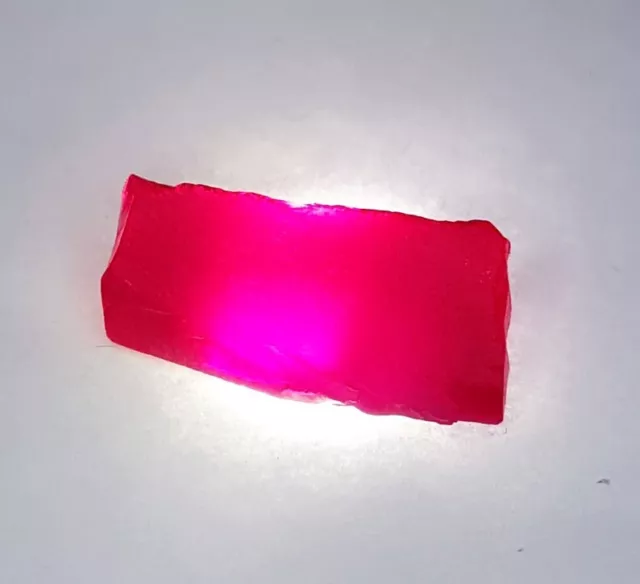 Loose Gemstone 7.77 Ct Natural Red Ruby Rough Unheated Certified Uncut Rough Gem