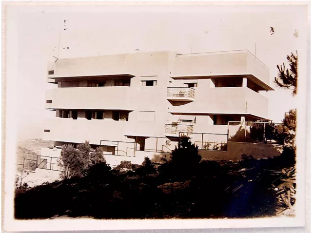 1930 Palestine HAIFA Candid PHOTO Bauhaus ARCHITECTURE Israel JEWISH Judaica VR