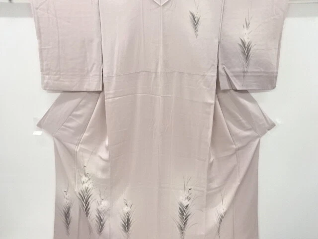 42866# Japanese Kimono / Vintage Homongi / Floral Plants