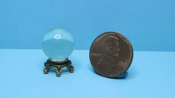 Dollhouse Miniature Halloween Crystal Ball on Stand CLD631