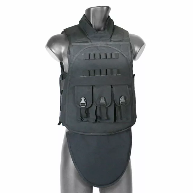 MetalTac Tactical Vest with Mag Pouches Shell Holder Airsoft Paintball Outdoor