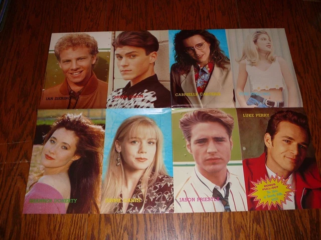 Beverly Hills 90210 poster Jason Priestley Gabrielle Carteris Jennie Garth Tori