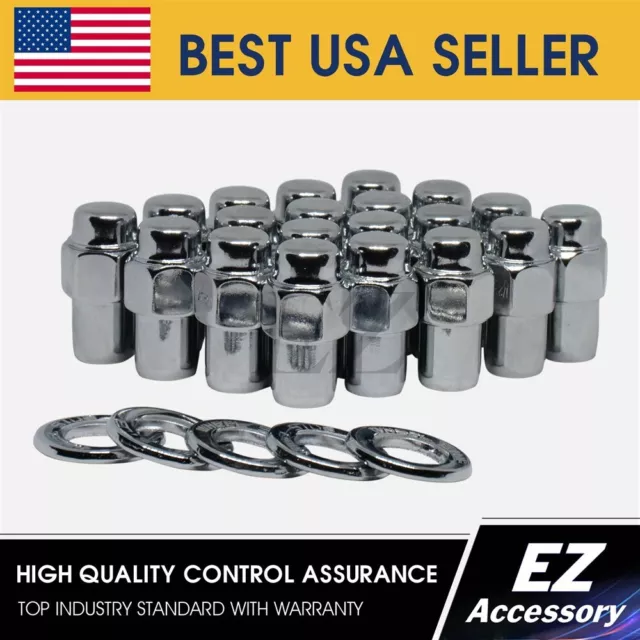 20 PC20 Pc Cragar SS Mag Wheel Lug Nuts 7/16" Left Hand LH Center