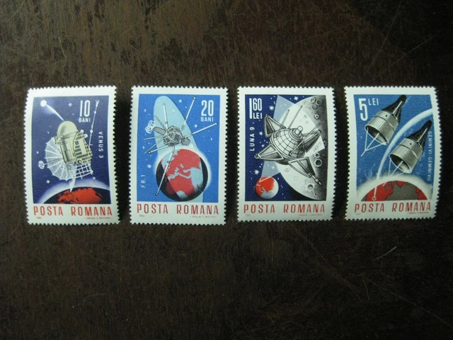 Rumänien Mi.-Nr. 2509-2512 Weltraumfahrt kpl. postfrisch