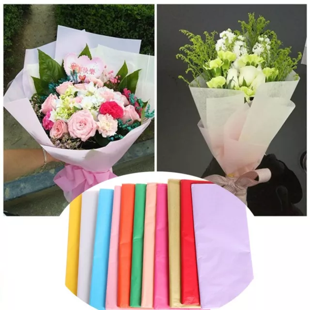 Gift Wrapping Packing Craft Origami Scrapbooking Tissue Paper Flower Making
