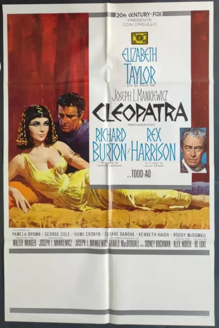 CLEOPATRA (ELIZABETH Taylor and Richard Burton) 2 Disc Blu Ray 