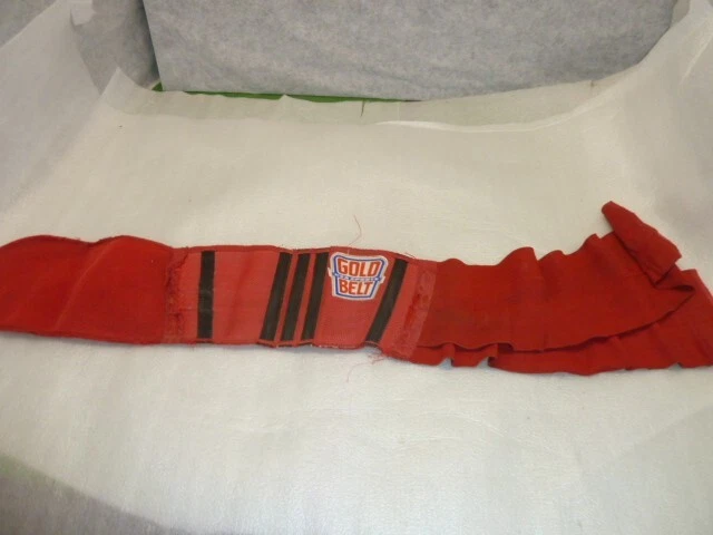 Vintage MX Motocross Gold Belt USA Kidney Belt original RARE