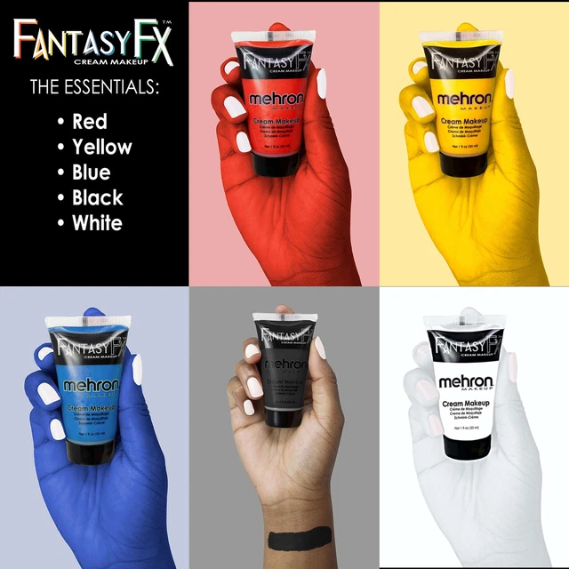 Mehron Fantasy Ffx 5 Colors Pack Water Base Face Body Paint