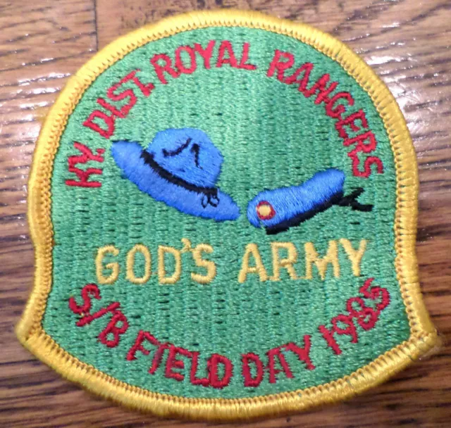 Ky District God'S Army Pow Wow 1985 Royal Ranger Uniform Patch