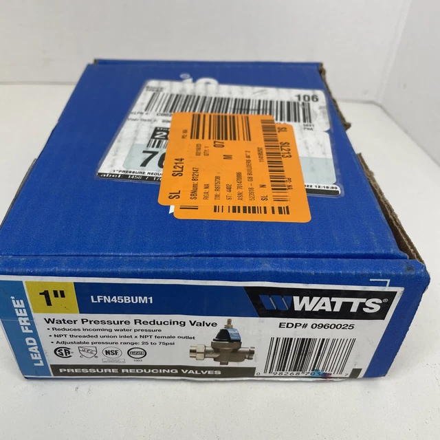 Watts 1" Water Pressure Reducing Valve, LFN45BUM1, EDP # 0960025 missing piece