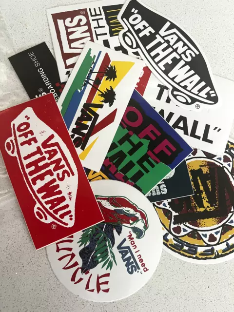 Vans Assorted Random Sticker Collection - 10 x Stickers Per Purchase