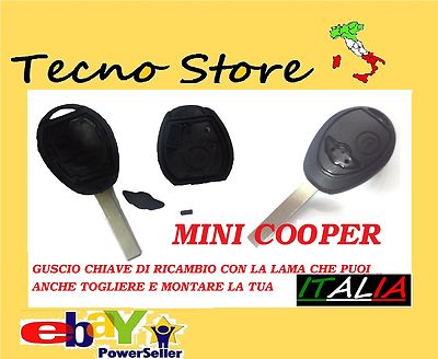 Cooper Guscio chiave telecomando scocca cover compatibile per mini cooper CAPIZZI STORE 