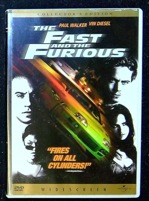 The Fast and the Furious DVD (2002) Paul Walker, Cohen