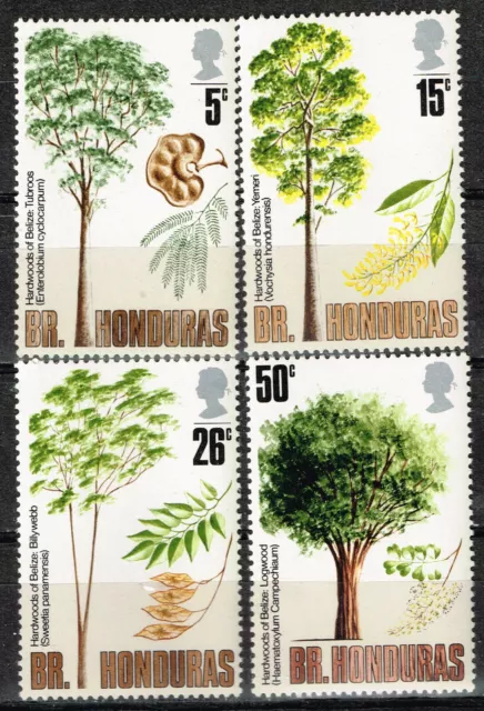 British Honduras Nature Trees set 1972 MТH