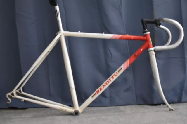 Vintage Road Benotto 800 -  50cm Lugged Steel Frame- Aero Tubbing W/Extras