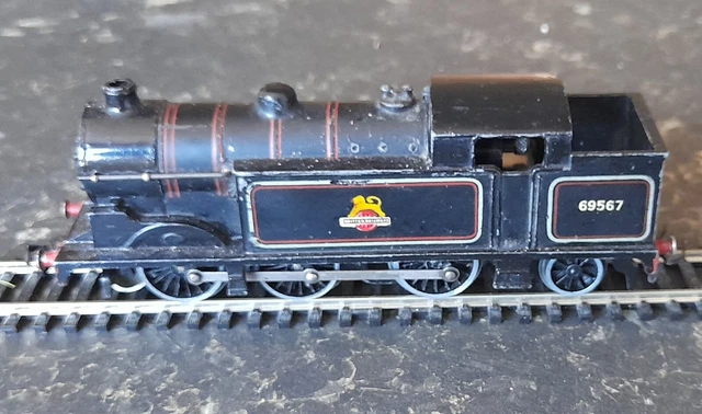 Hornby Dublo 3-Rail EDL17 BR N2 Class 0-6-2 Tank Locomotive 69567 – OO Gauge
