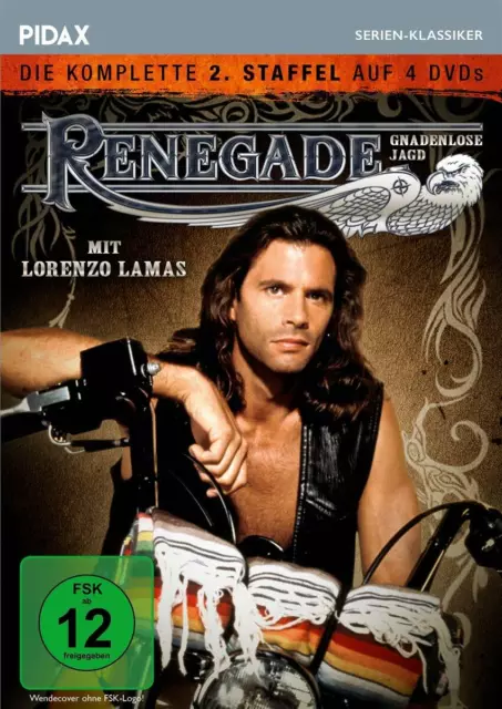 Renegade - Gnadenlose Jagd, Staffel 2, 22 Folgen - Kultserie DVD Lorenzo Lamas