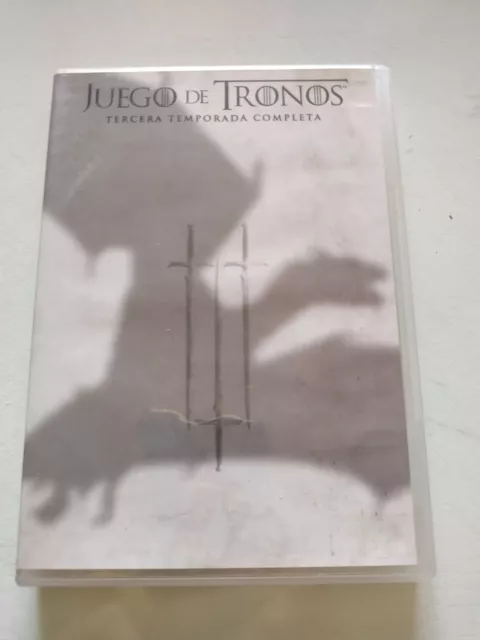 Juego de Tronos Tercera Temporada 3 Completa HBO - DVD Español Ingles Am