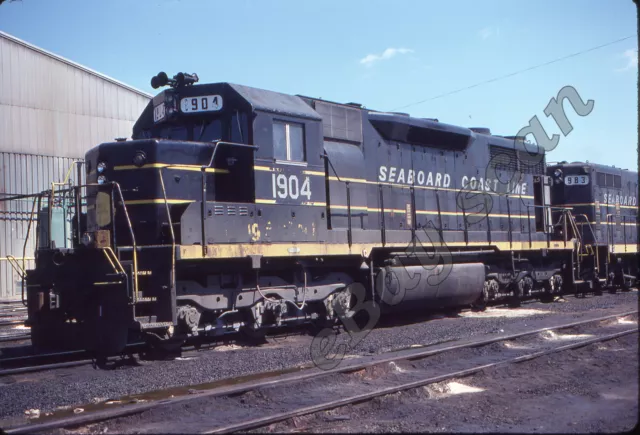 Seaboard Coast Line 1904 (SD35) Acca Yard, Richmond, Va. 1980 - Kodachrome slide