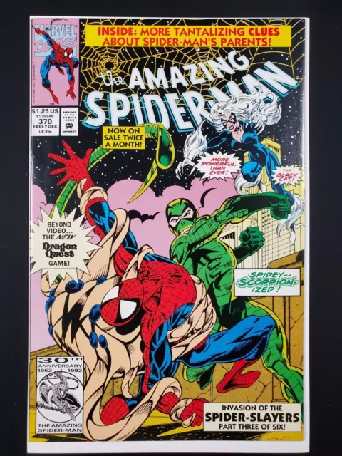 The Amazing Spider-man #370 Direct Edition Marvel Comics 1992 2