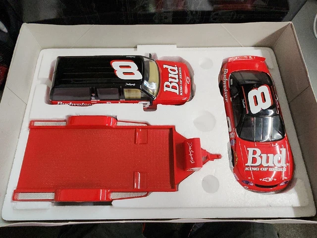 Dale Earnhardt Jr. Action Brookfield Bud Slammed Suburban Stock Car Trailer 1:24
