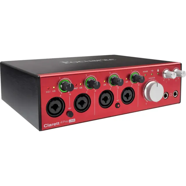 Focusrite Clarett 4Pre USB Audio Interface (Next Day Delivery)