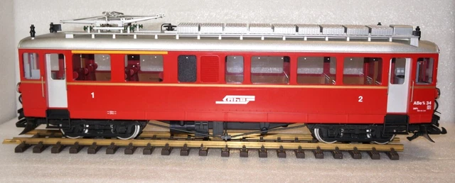 LGB 20390 RHB Abe 4/4 32 Swiss Euro Railcar - DCC + SOUND - UNBOXED £ ...
