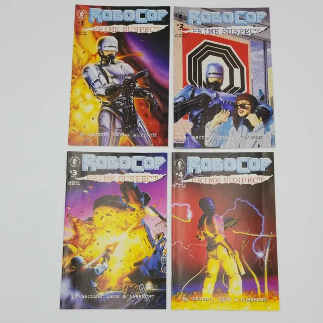 Robocop Prime Suspect #1-4 Lot of 4 1992 Dark Horse Comics