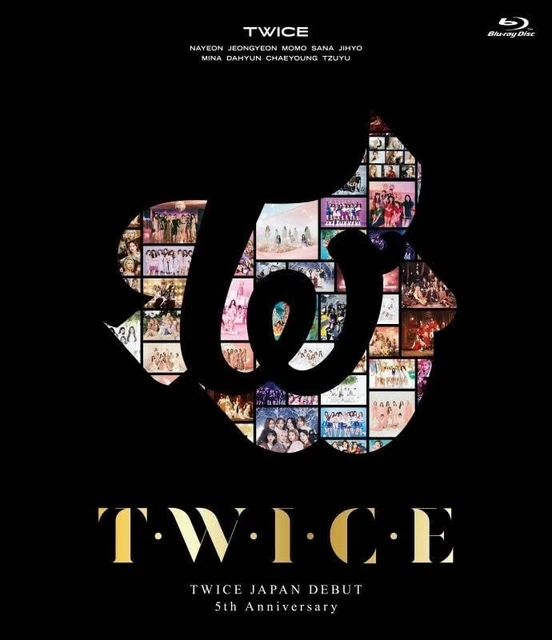 TWICE T•W•I•C•E Blu-ray NEW TWICE JAPAN DEBUT 5th Anniversary 