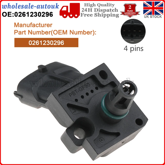 TURBO BOOST AIR PRESSURE MAP SENSOR for VOLVO V70 XC60 2.0 2.4 D T5 T6 D3 D4 D5