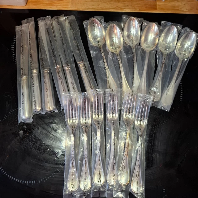 Ménagère Christofle Modèle ALBI 60 Pièces – 12 Personnes – Argenté, France
